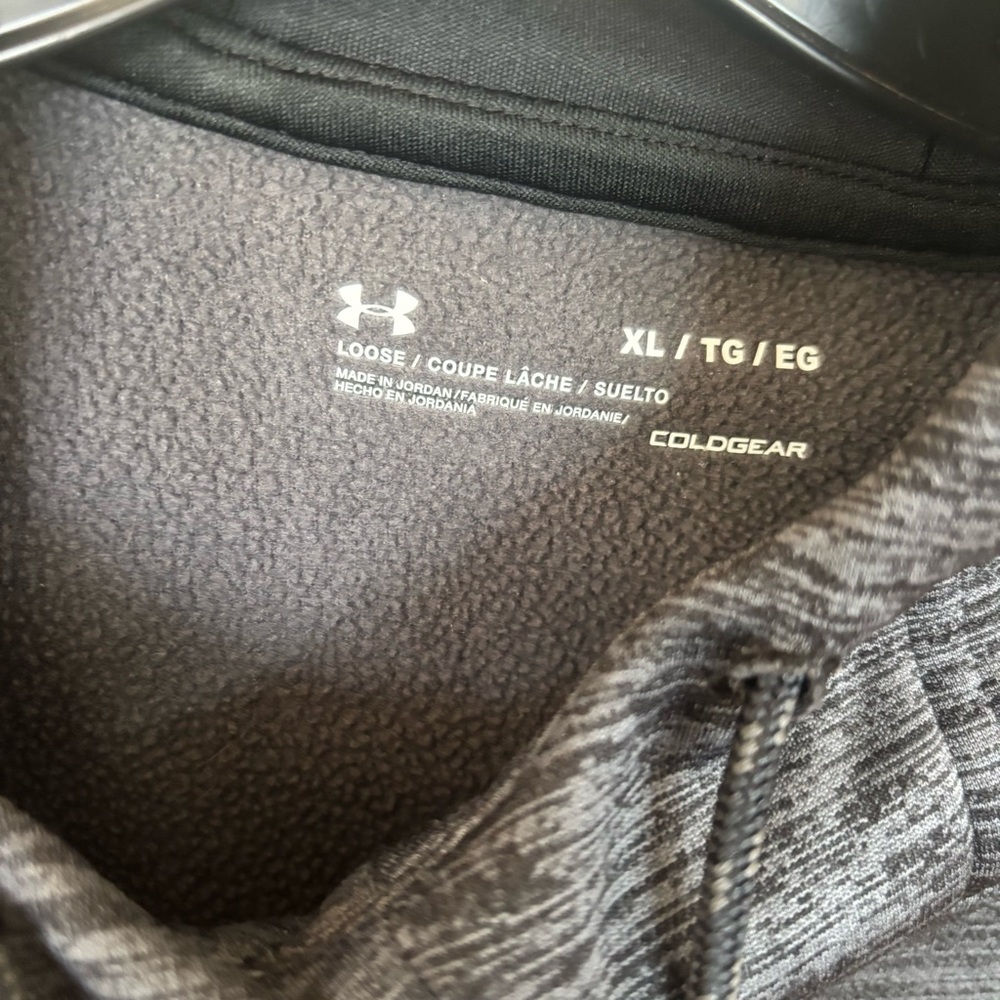 Men's Gray Under Armour Hoodie - Picture 4 of 5